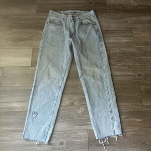 Vintage 90s Gap Easy Fit Jeans 32x27‎ Men's/Women's, Raw Hem